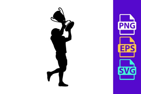 A Silhouette of a Triumphant Athlete: Dynamic Motion in Design