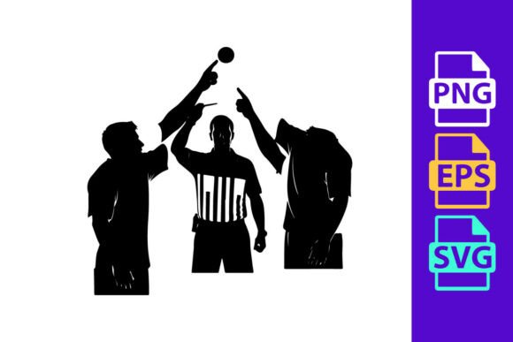 Capturing Dynamic Motion: Silhouette of Three Men Playing Volleyball