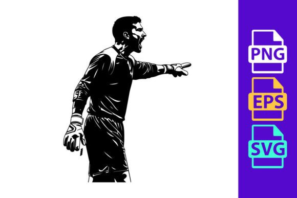 Dynamic Motion: The Football Silhouette Clipart