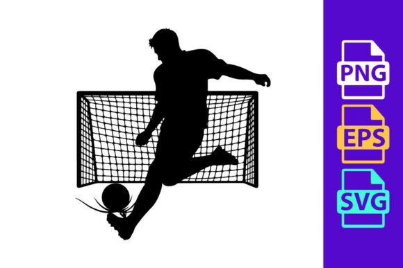 Dynamic Motion: Using the Soccer Player Kicking Ball Clipart